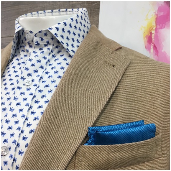 TOMBOLINI Mens Cotton Blazer Sport Coat Casual Jacket Size 42R Classic Suit - Picture 2 of 12